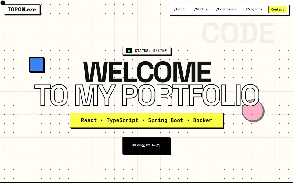 Portfolio - Neo-Brutalist Design